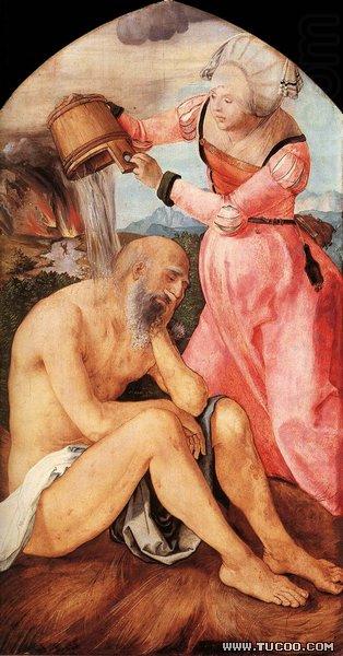 Albrecht Durer Job and His Wife china oil painting image